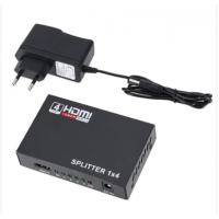 Активний розгалужувач HDMI спліттер 1 на 4 порти 1080p металевий Активний розгалужувач HDMI спліттер 1 на 4 порти 1080p металевий