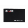 Розгалужувач HDMI на 4 порти спліттер активний чорний