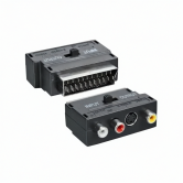 Перехідник SCART на 3 RCA Чорний Перехідник SCART на 3 RCA Чорний
