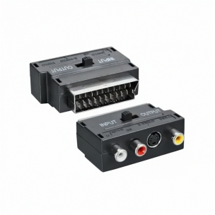 Перехідник SCART на 3 RCA Чорний