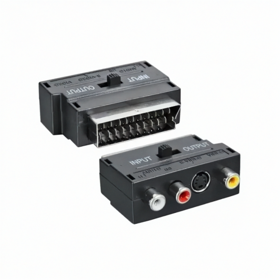 Переходник SCART на 3 RCA Черный
