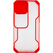 Чохол для iPhone 13 Pro Camshield matte Ease TPU зі шторкою (Червоний)