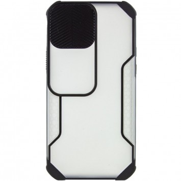 Черный чехол Camshield Matte Ease TPU со шторкой для iPhone 13 Pro