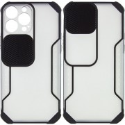 Чохол для iPhone 13 Pro Camshield matte Ease TPU зі шторкою (Чорний)