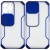 Чохол для iPhone 13 Pro Camshield matte Ease TPU зі шторкою (Синій)