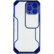 Чохол для iPhone 13 Pro Camshield matte Ease TPU зі шторкою (Синій)