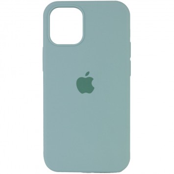 Бирюзовый силиконовый чехол полной защиты (AA) для iPhone 14 Pro Max