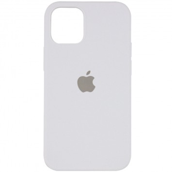 Белый силиконовый чехол с полной защитой (AA) для iPhone 14 Pro