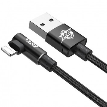 Кабель для Айфона Baseus MVP Elbow L-образное подключение USB to Lightning 1.5A (2m) (CALMVP-A), Черный - Lightning - изображение 2