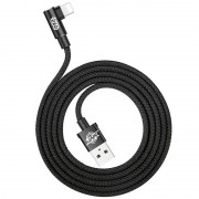Кабель для Айфона Baseus MVP Elbow L-образное подключение USB to Lightning 1.5A (2m) (CALMVP-A), Черный
