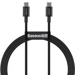 Кабель зарядки USB Baseus Superior Series Fast Charging Type-C to Type-C PD 100W (1m) (CATYS-B) (Черный)