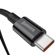 Кабель заряджання USB Baseus Superior Series Fast Charging Type-C to Type-C PD 100W (1m) (CATYS-B) (Чорний)