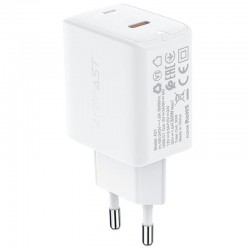 Зарядний пристрій Acefast A21 30W GaN single USB-C, White