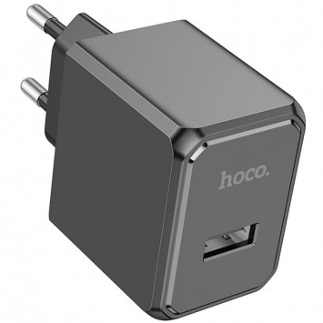 Зарядний пристрій HOCO CS11A (1USB) + Type-C, Black - Мережеві ЗП (220 В) - зображення 2 