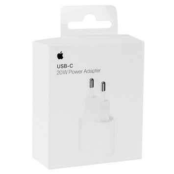 Зарядний пристрій 20W USB-C Power Adapter для Apple (AAA) (box), White - Мережеві ЗП (220 В) - зображення 1 