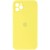 Чохол Silicone Case Square Full Camera Protective (AA) для Apple iPhone 11 Pro Max (6.5"), Жовтий / Yellow