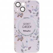 TPU+PC чехол Secret Garden with MagSafe для Apple iPhone 13 (6.1"), White