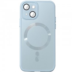 Чохол TPU+Glass Sapphire Midnight with MagSafe для Apple iPhone 13 (6.1"), Синій / Blue