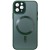 Чохол TPU+Glass Sapphire Midnight with MagSafe для Apple iPhone 14 Pro Max (6.7"), Зелений / Forest green