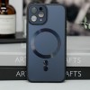 Чохол TPU+Glass Sapphire Midnight with MagSafe для Apple iPhone 11 Pro (5.8"), Чорний / Black