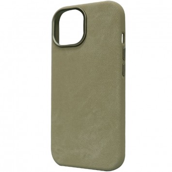 Чехол Denim with MagSafe для Apple iPhone 14 (6.1"), Olive - Чехлы для iPhone 14 - изображение 1