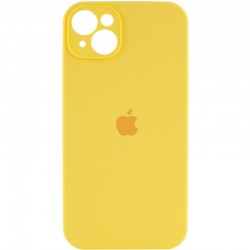 Чехол Silicone Case Full Camera Protective (AA) для Apple iPhone 15 Plus (6.7"), Желтый / Yellow