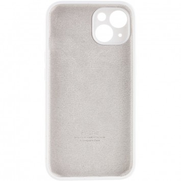Чехол Silicone Case Full Camera Protective (AA) для Apple iPhone 15 Plus (6.7"), Белый / White - iPhone 15 Plus - изображение 1