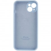 Чехол Silicone Case Full Camera Protective (AA) для Apple iPhone 15 Plus (6.7"), Голубой / Sweet Blue