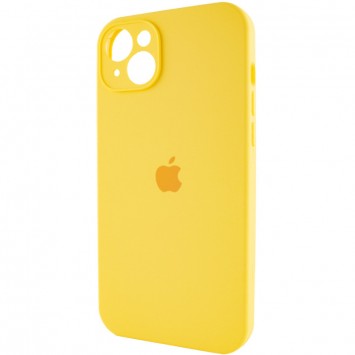 Чехол Silicone Case Full Camera Protective (AA) для Apple iPhone 15 Plus (6.7"), Желтый / Yellow - iPhone 15 Plus - изображение 2