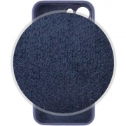 Чехол Silicone Case Full Camera Protective (AA) для Apple iPhone 15 Plus (6.7"), Темно-синий / Midnight blue
