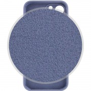 Чехол Silicone Case Full Camera Protective (AA) для Apple iPhone 15 Pro (6.1"), Серый / Lavender Gray