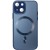 Чохол TPU+Glass Sapphire Midnight with MagSafe для Apple iPhone 15 Plus (6.7"), Синій / Deep navy
