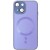 Чехол TPU+Glass Sapphire Midnight with MagSafe для Apple iPhone 15 Plus (6.7"), Сиреневый / Dasheen