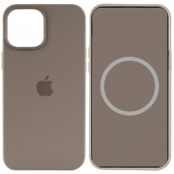 Чехол Silicone case (AAA) full with Magsafe and Animation для Apple iPhone 15 Pro (6.1"), Коричневый / Clay