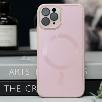 Чохол TPU+Glass Sapphire Midnight with MagSafe для Apple iPhone 15 Pro (6.1"), Рожевий / Pink Sand - iPhone 15 Pro - зображення 1 