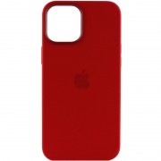 Чехол Silicone case (AAA) full with Magsafe and Animation для Apple iPhone 15 (6.1"), Красный / Guava