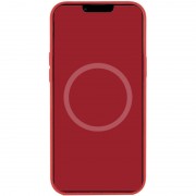 Чохол Silicone case (AAA) full with Magsafe and Animation для Apple iPhone 15 (6.1"), Червоний / Guava