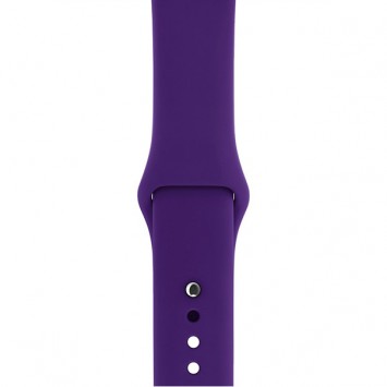 Силиконовый ремешок для Apple watch 42mm/44mm/45mm/49mm, Фиолетовый