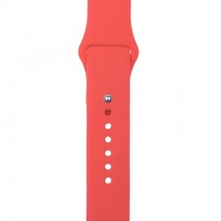 Силиконовый ремешок для Apple watch 42mm/44mm/45mm/49mm, Розовый / Camellia