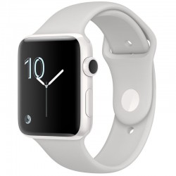 Силіконовий ремінець для Apple watch 42mm/44mm/45mm/49mm, Сірий / Stone