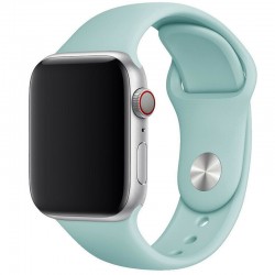 Силіконовий ремінець для Apple watch 42mm/44mm/45mm/49mm, Зелений / Beryl