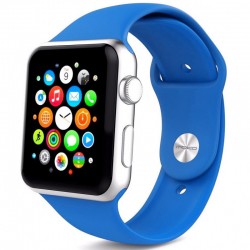 Силиконовый ремешок для Apple watch 42mm/44mm/45mm/49mm, Синий / Royal blue