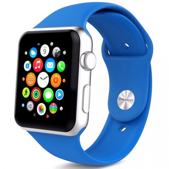 Силіконовий ремінець для Apple watch 42mm/44mm/45mm/49mm, Синій / Royal blue