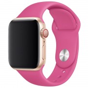 Силиконовый ремешок для Apple watch 42mm/44mm/45mm/49mm, Малиновый / Dragon Fruit