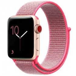 Ремешок Nylon для Apple watch 42mm/44mm/45mm/49mm, Розовый / Hot Pink