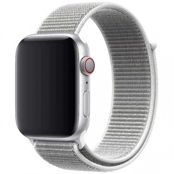 Ремінець Nylon для Apple watch 42mm/44mm/45mm/49mm, Білий / White