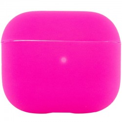 Силіконовий футляр для навушників AirPods 3, Рожевий / Pink Neon