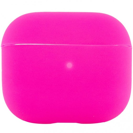Силиконовый футляр для наушников AirPods 3, Розовый / Pink Neon