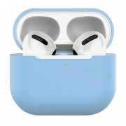 Силіконовий футляр для навушників AirPods 3, Синій / Lilac Blue