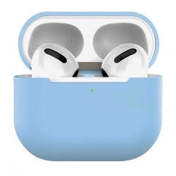 Силіконовий футляр для навушників AirPods 3, Синій / Lilac Blue